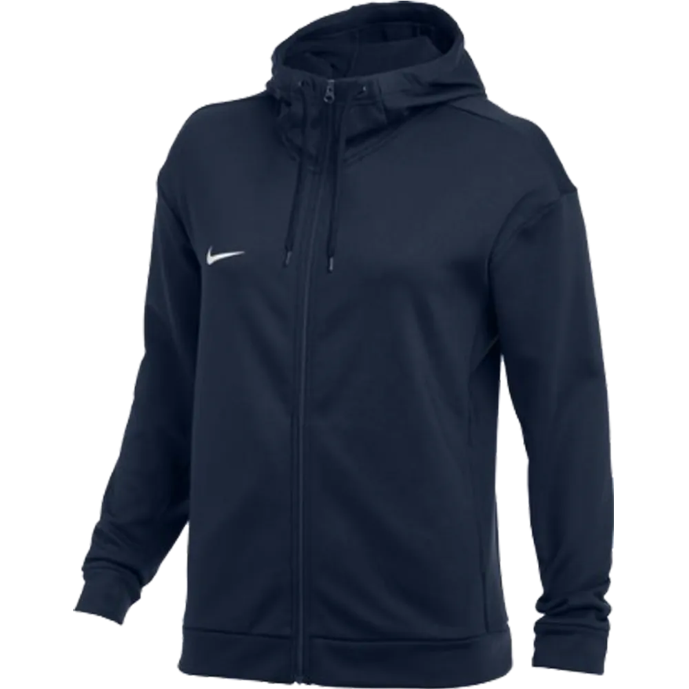 Nike Women's Therma All Time Full Zip Rib Drawcord (Loose Fit)