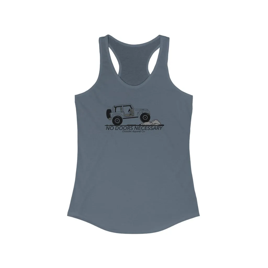 No Doors Necessary 2 Door Women's Racerback Tank