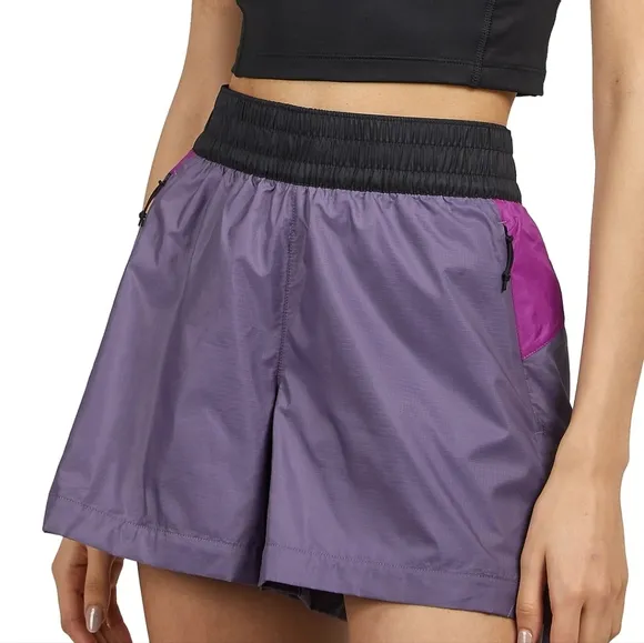 NWT The North Face Lunar Slate/Cactus Flower Purple TNF X WindWall Shorts M