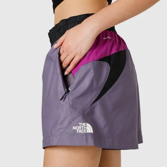 NWT The North Face Lunar Slate/Cactus Flower Purple TNF X WindWall Shorts M