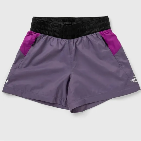 NWT The North Face Lunar Slate/Cactus Flower Purple TNF X WindWall Shorts M