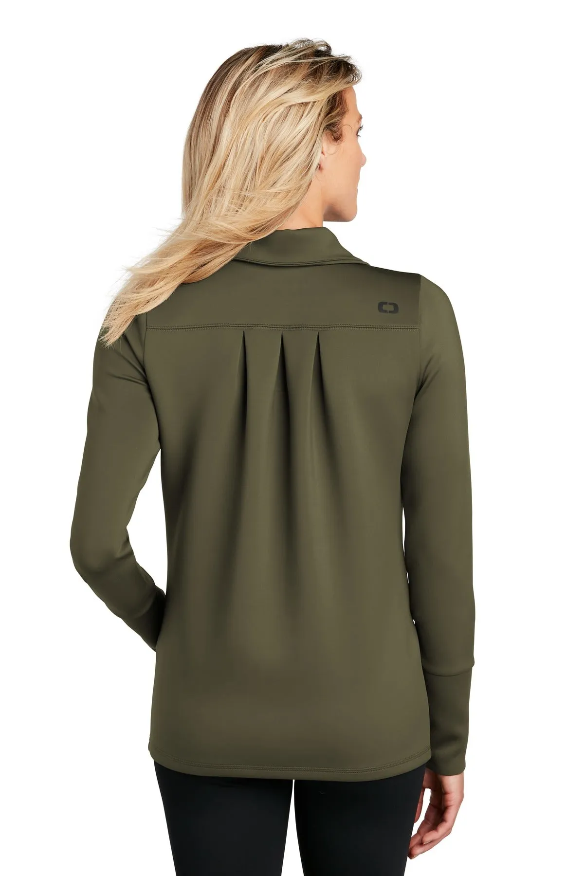 OGIO  Women's Modern Performance Full-Zip. LOE703 Deep Olive
