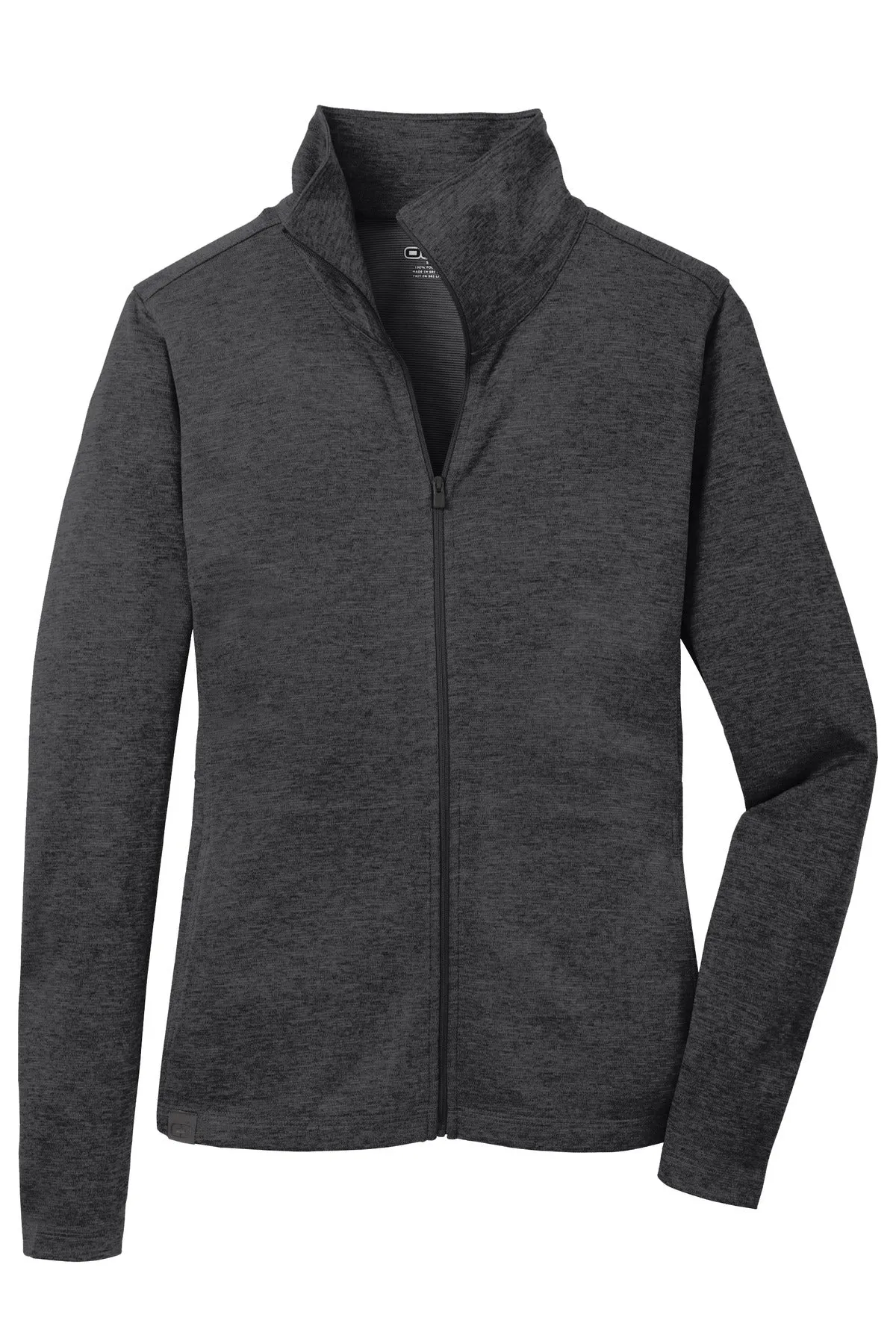 OGIO Women's Pixel Full-Zip. LOG203 Blacktop