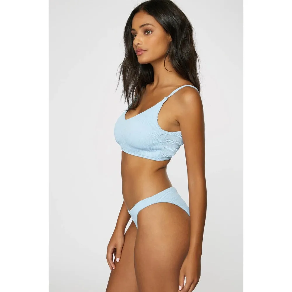 O'NEILL SALTWATER TEXTURED TRESTLES BRALETTE TOP SKY BLUE