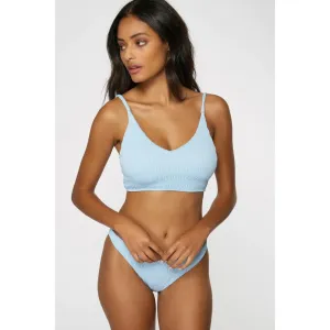 O'NEILL SALTWATER TEXTURED TRESTLES BRALETTE TOP SKY BLUE