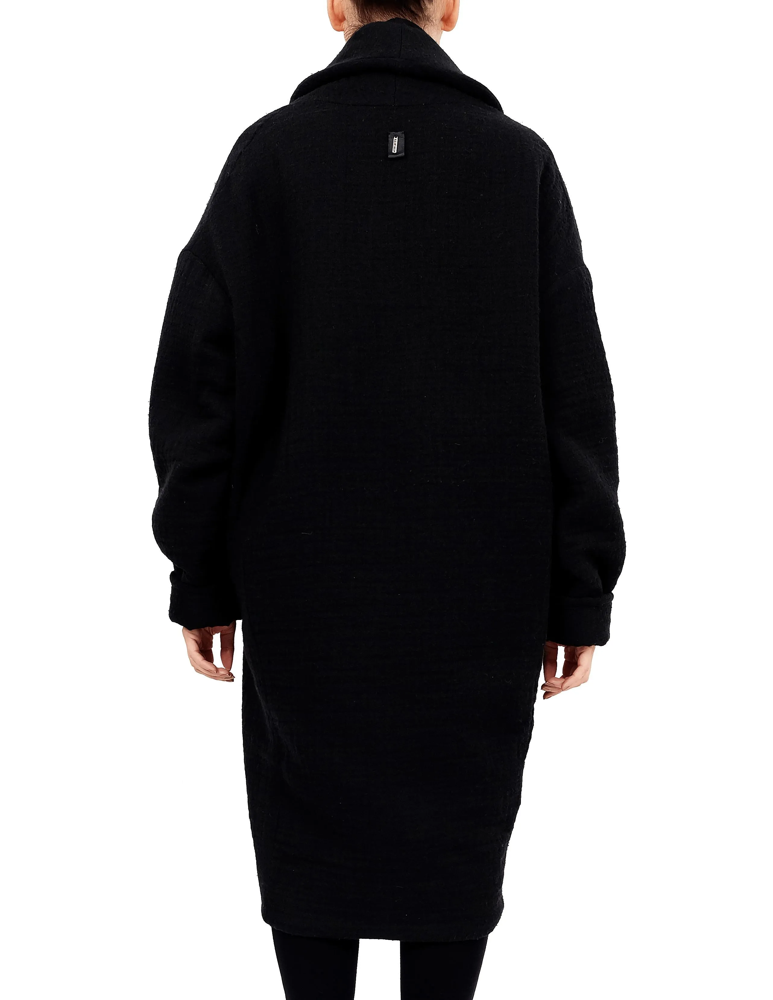 Oversized Textured Coat