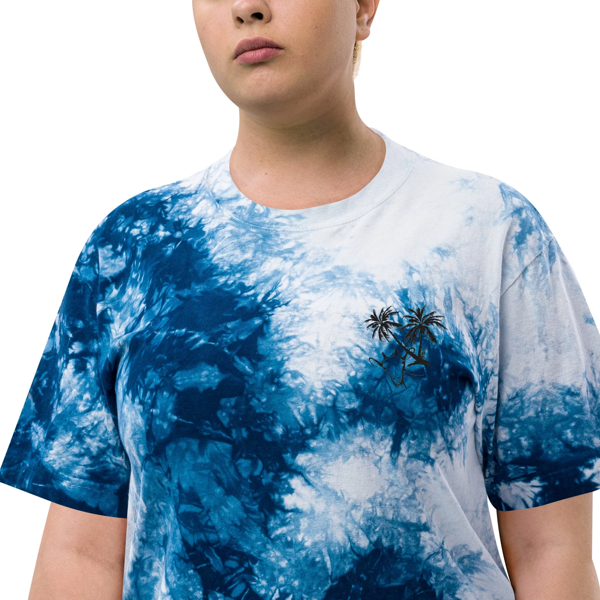 Oversized tie-dye t-shirt- Goat Tropics