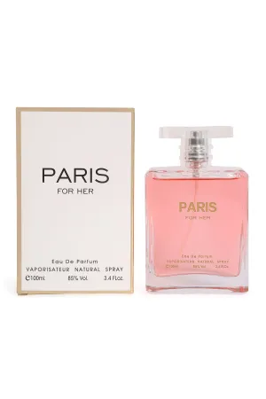 PARIS FOR HER SPRAY PERFUME EAU DE PARFUM FOR WOMEN - 100ML/3.4 FL.OZ.