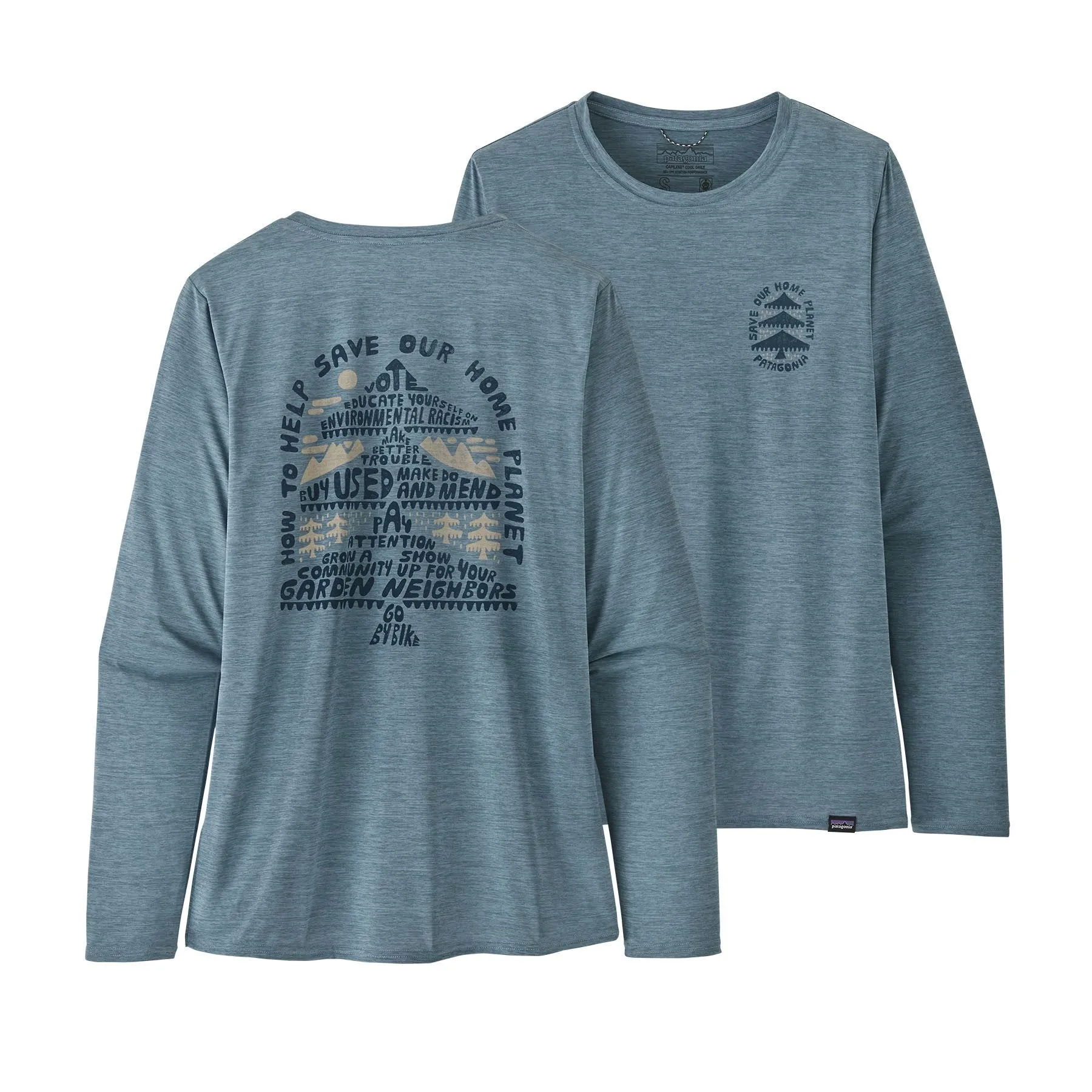 Patagonia Women's Long-Sleeved Capilene® Cool Daily Graphic Shirt