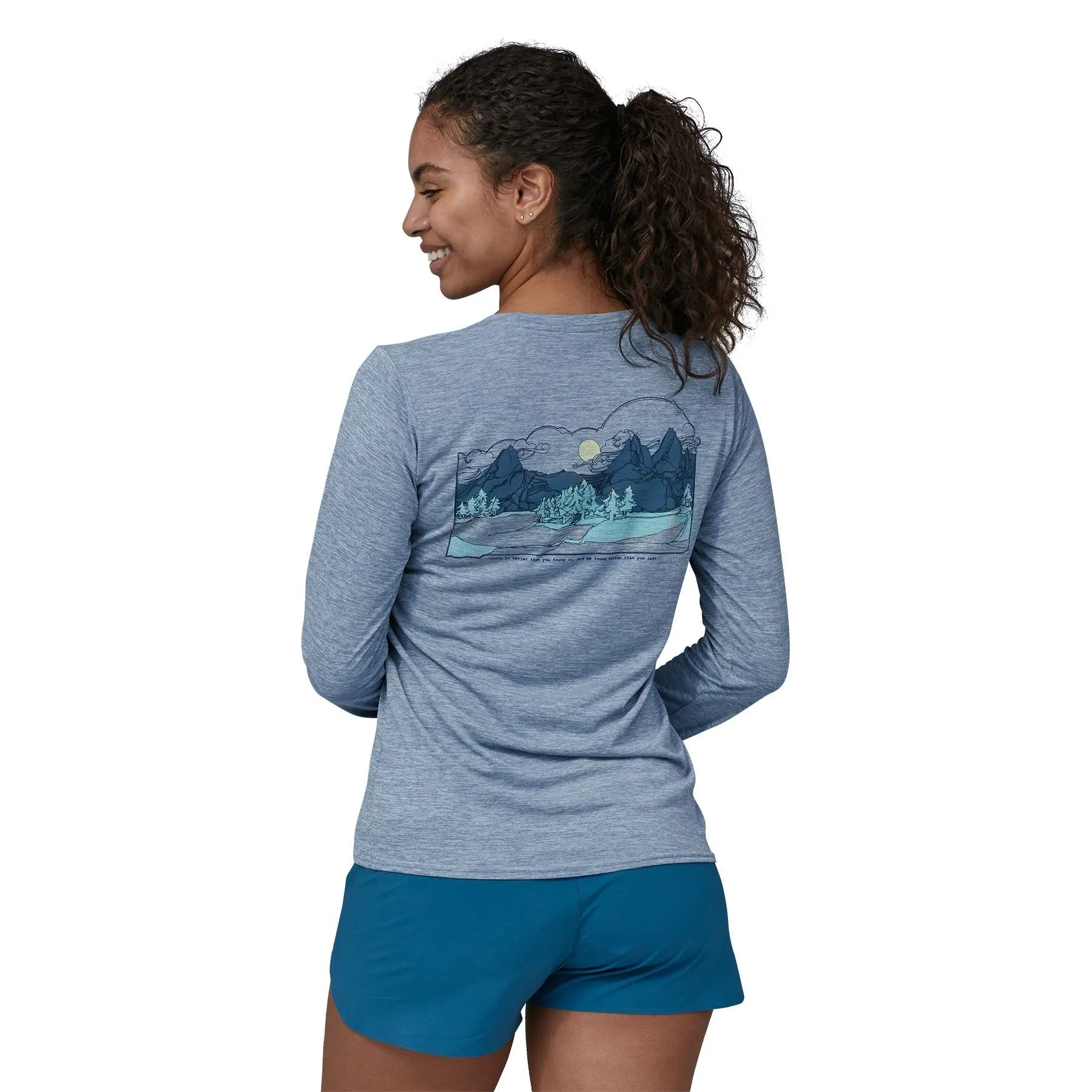 Patagonia Women's Long-Sleeved Capilene® Cool Daily Graphic Shirt