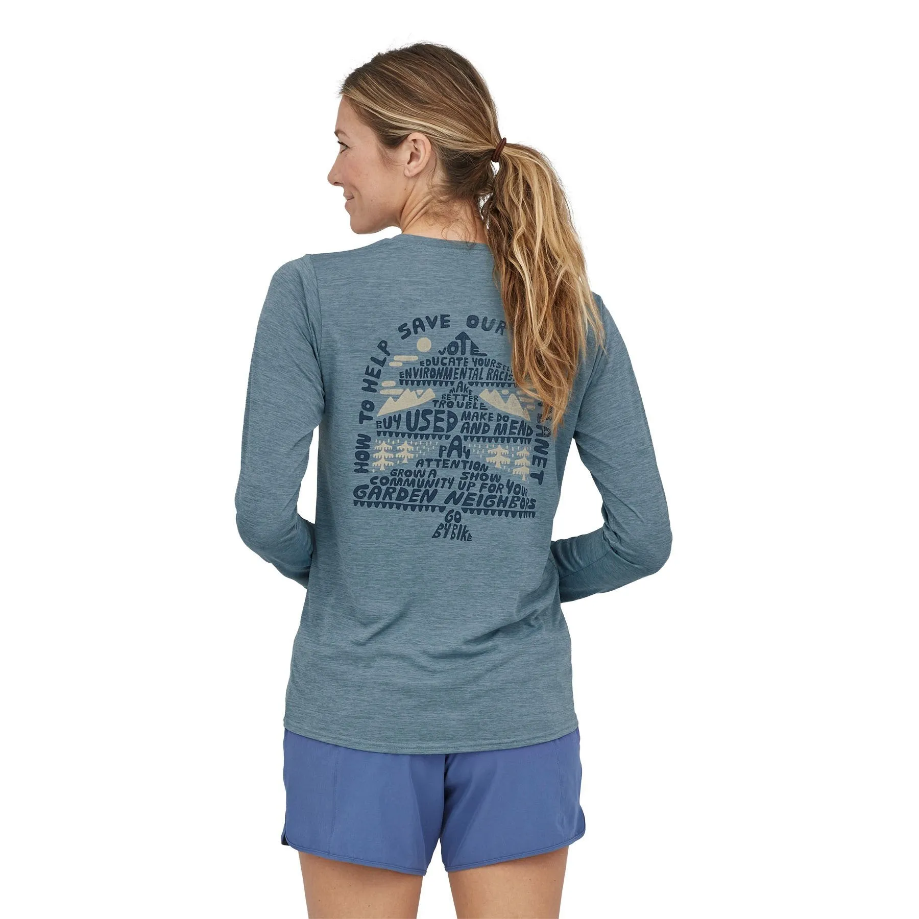 Patagonia Women's Long-Sleeved Capilene® Cool Daily Graphic Shirt