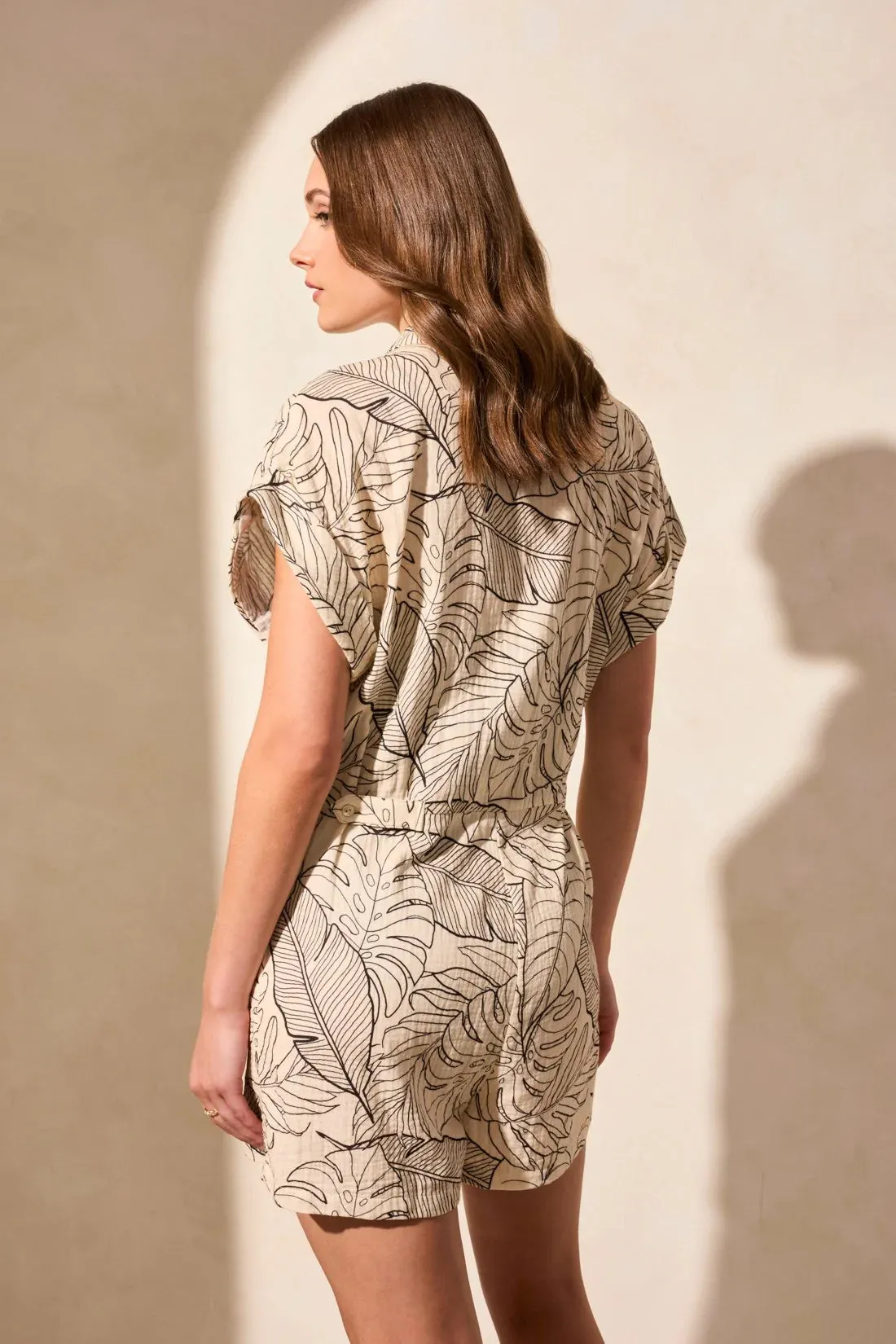 PEACEFUL PALMS ROMPER