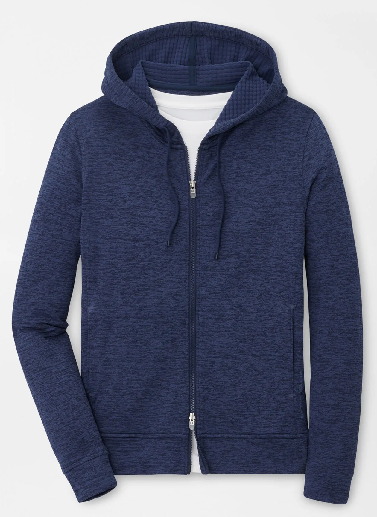 Peter Millar Womens Maven Performance Full-Zip Hoodie - NAVY