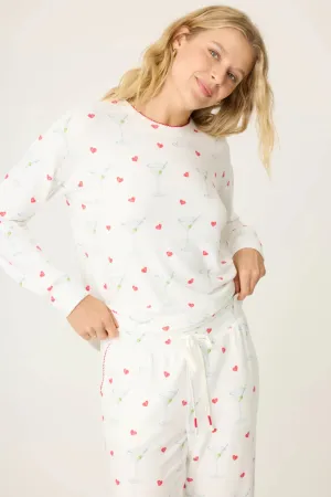 PJ Salvage L/S Happy Hour Top