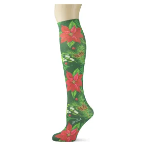 Poinsettia Knee High