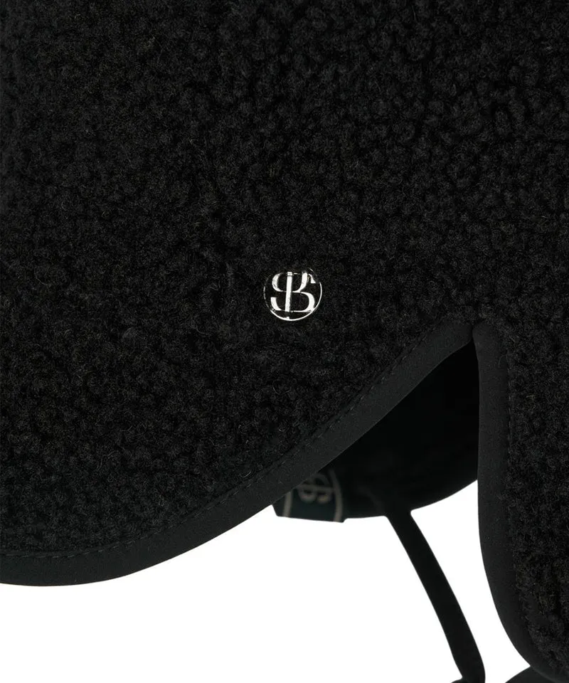 POSHERD Fleece Earflap Cap - Black