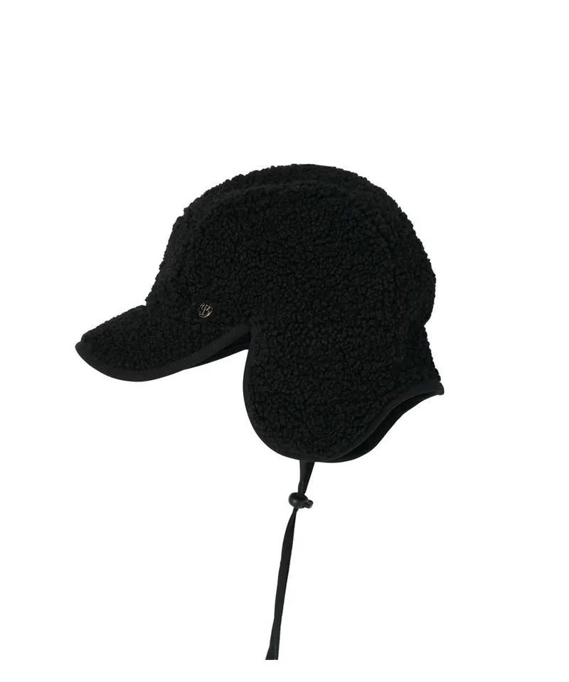 POSHERD Fleece Earflap Cap - Black