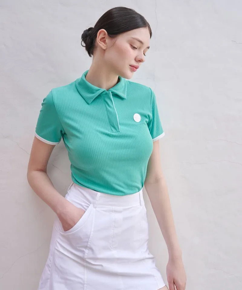 POSHERD Light Cool Pique Top - Green