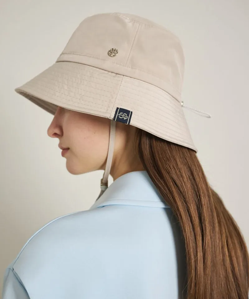 POSHERD Shine String Bucket Hat - Beige