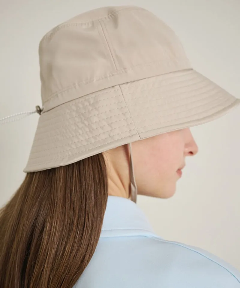 POSHERD Shine String Bucket Hat - Beige