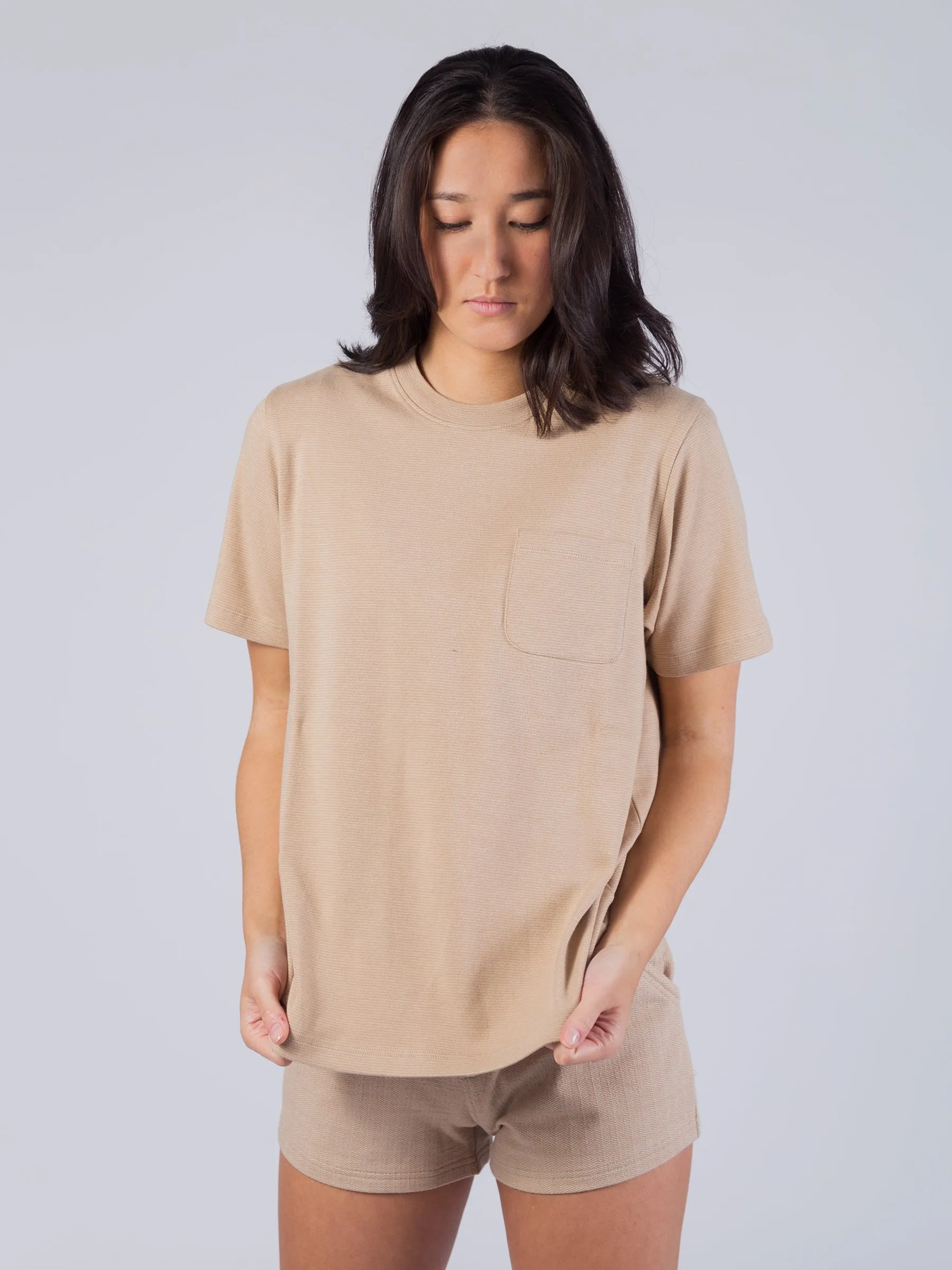 Premium-Weight Tee | Beech Wood