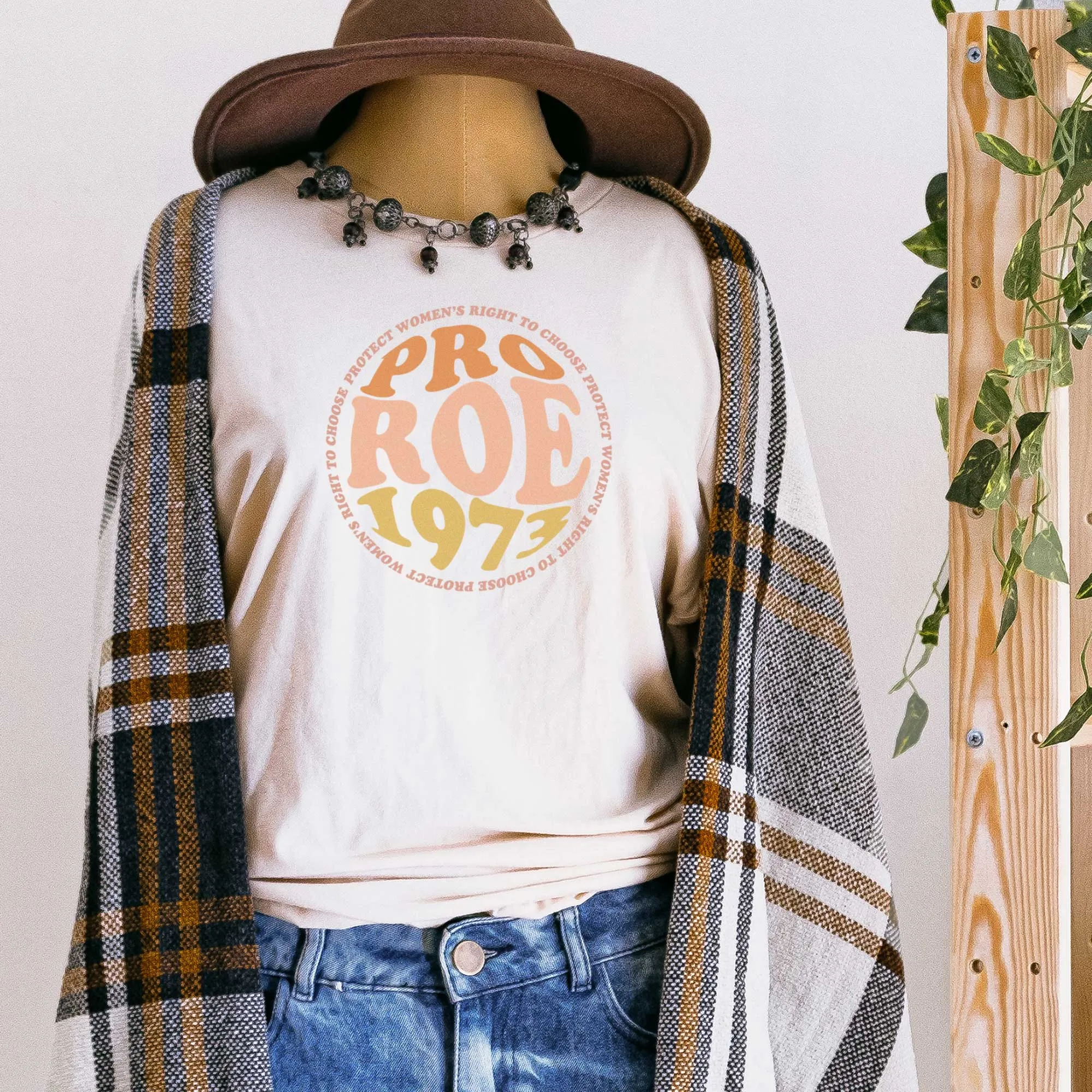 Pro Roe 1973 - Adult Unisex Jersey Crew Tee