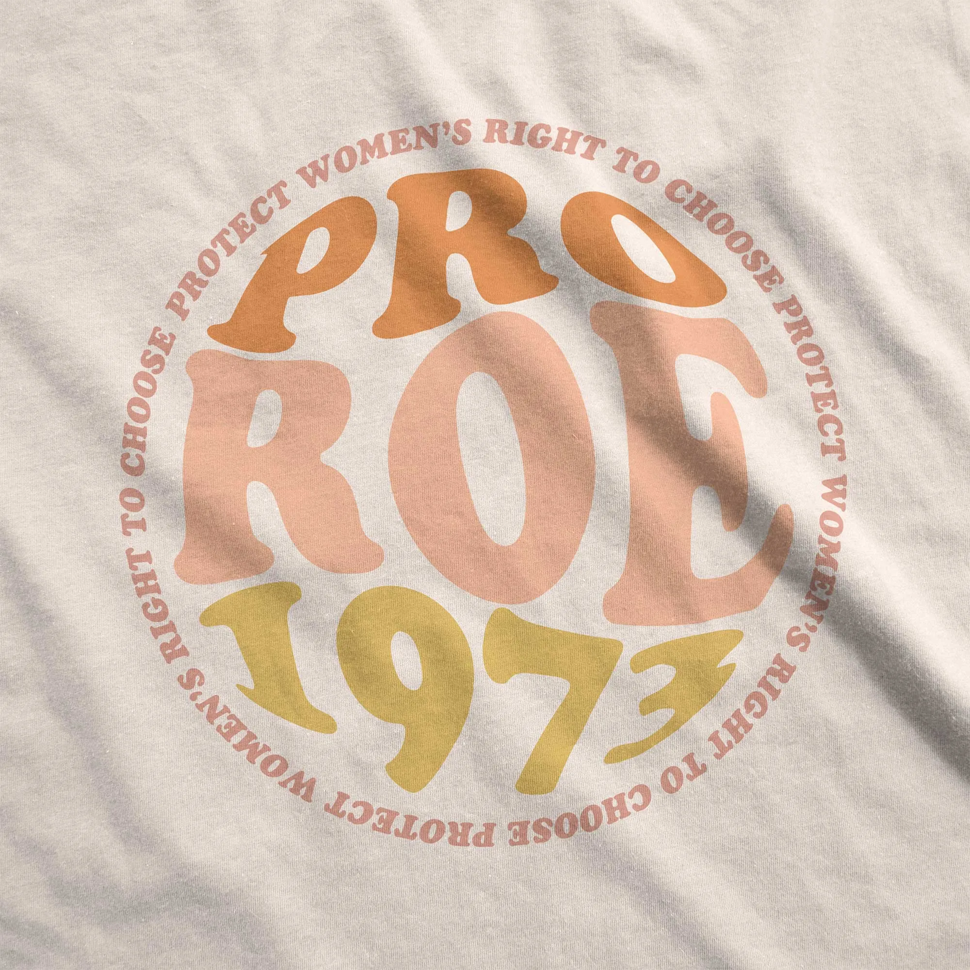 Pro Roe 1973 - Adult Unisex Jersey Crew Tee
