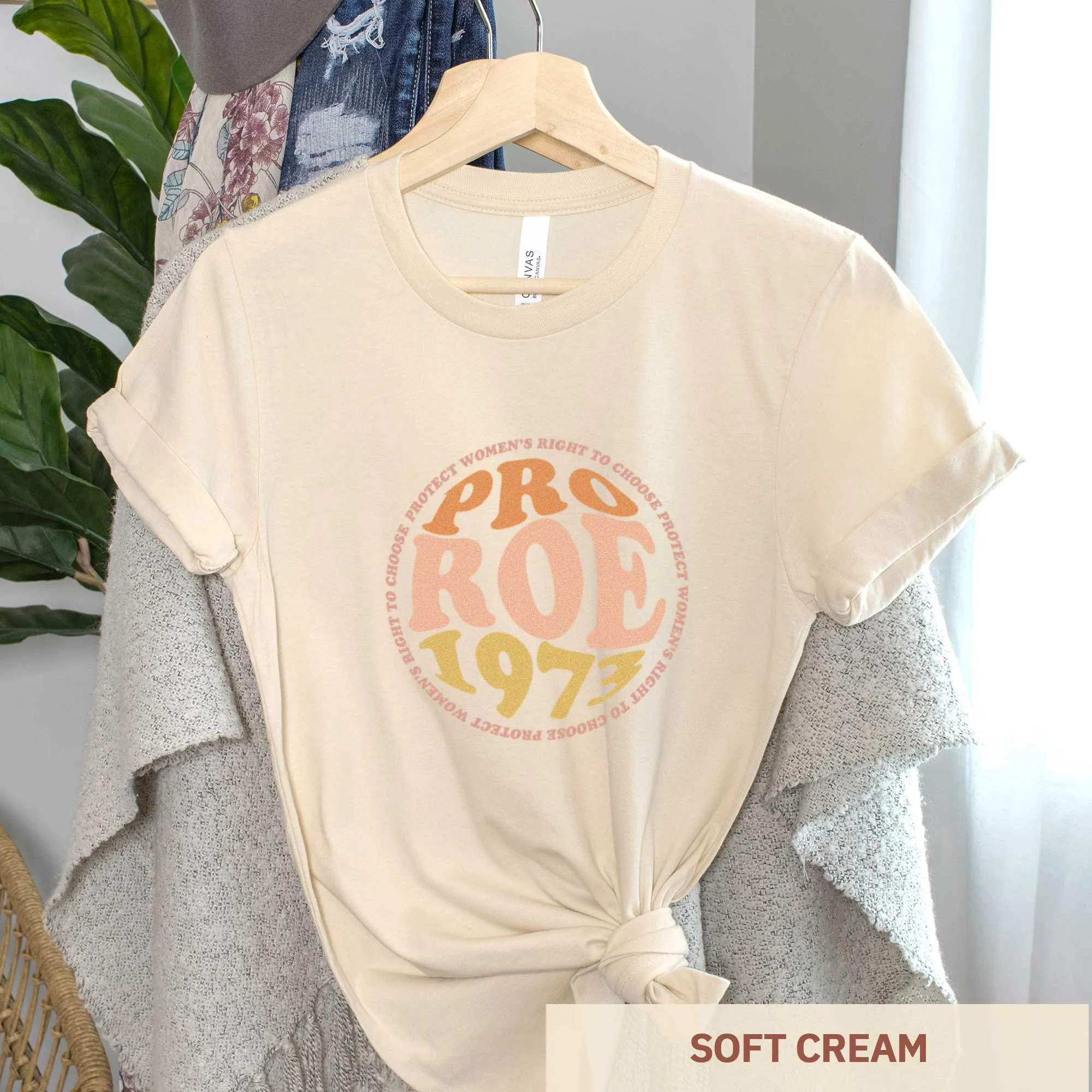 Pro Roe 1973 - Adult Unisex Jersey Crew Tee