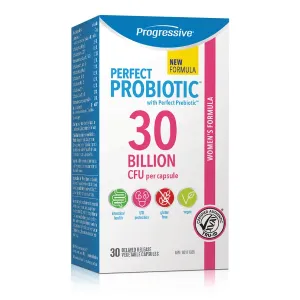 Progressive Perfect Probiotic Women's Formula 30 Billion CFU 30 DR Veg Capsules