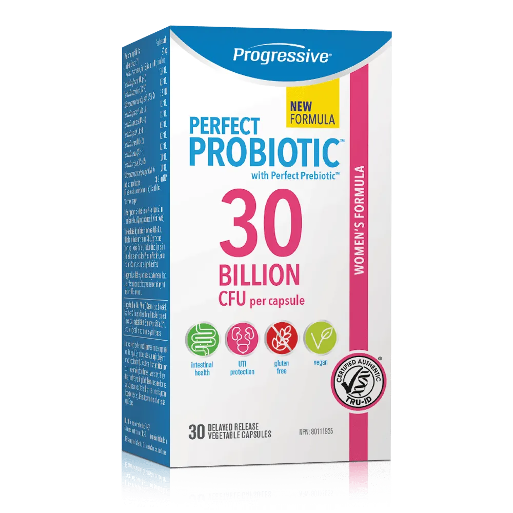 Progressive Perfect Probiotic Women's Formula 30 Billion CFU (30 VCaps)