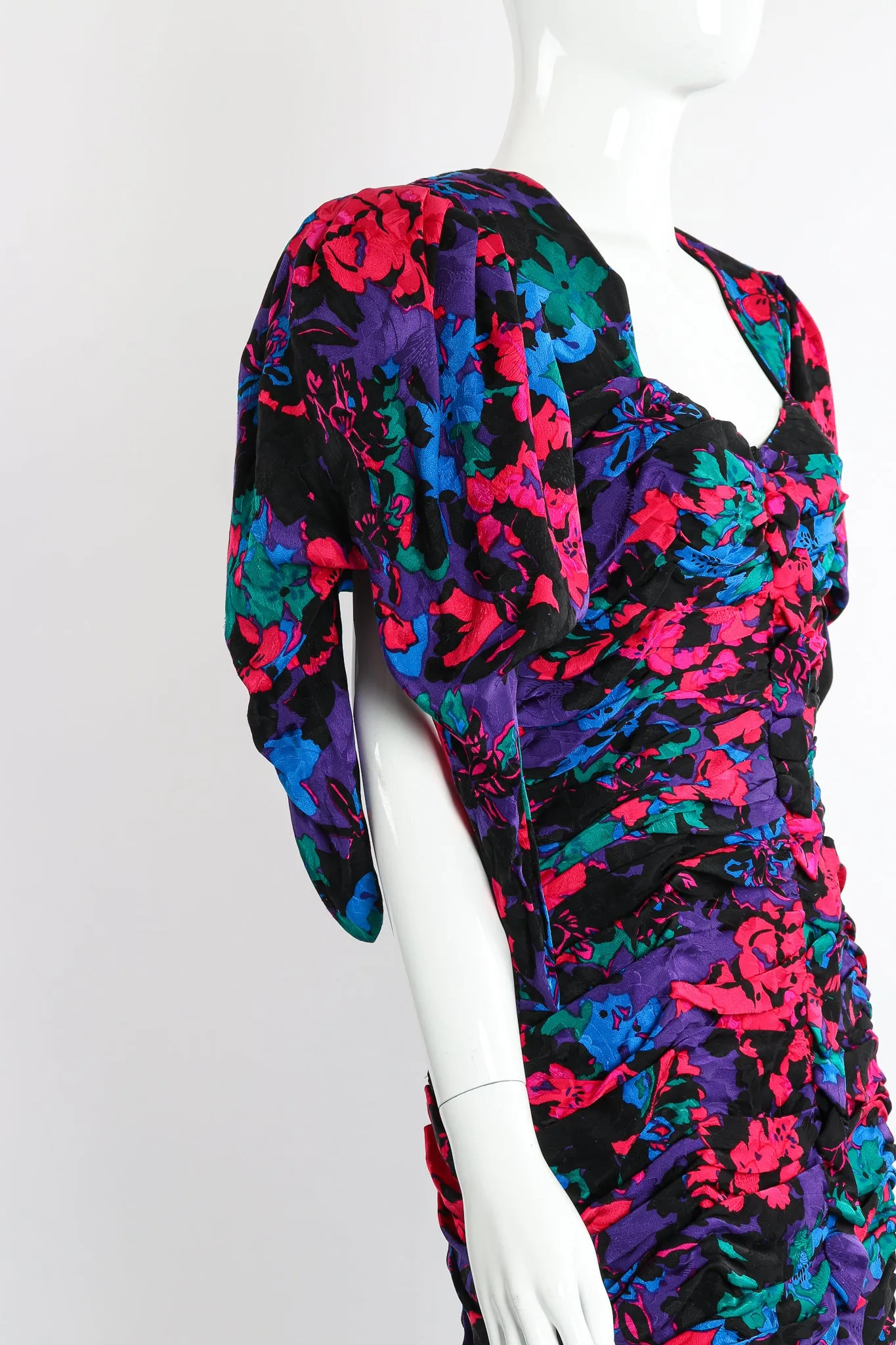 Puff Sleeve Cocktail Dress