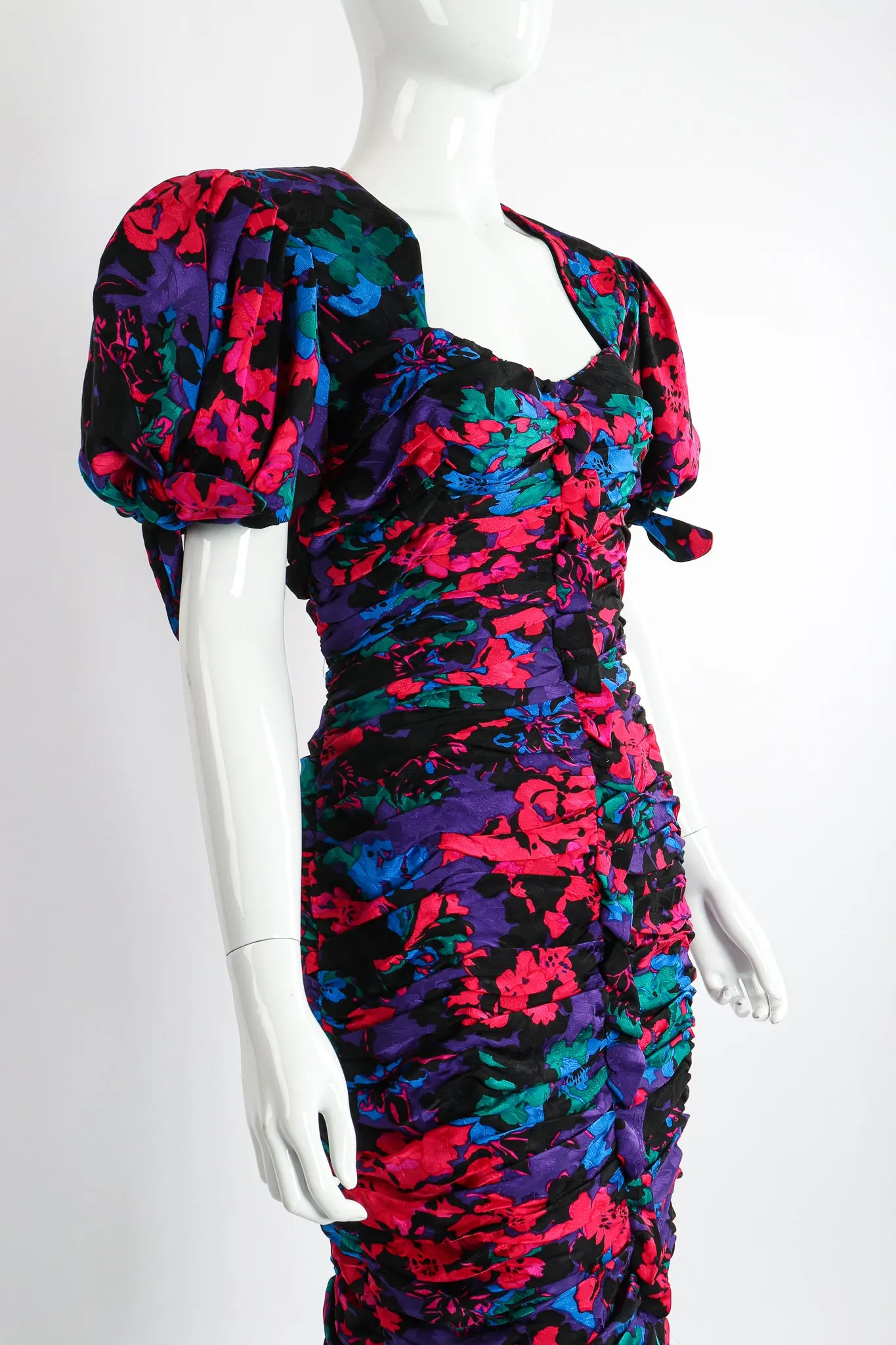 Puff Sleeve Cocktail Dress