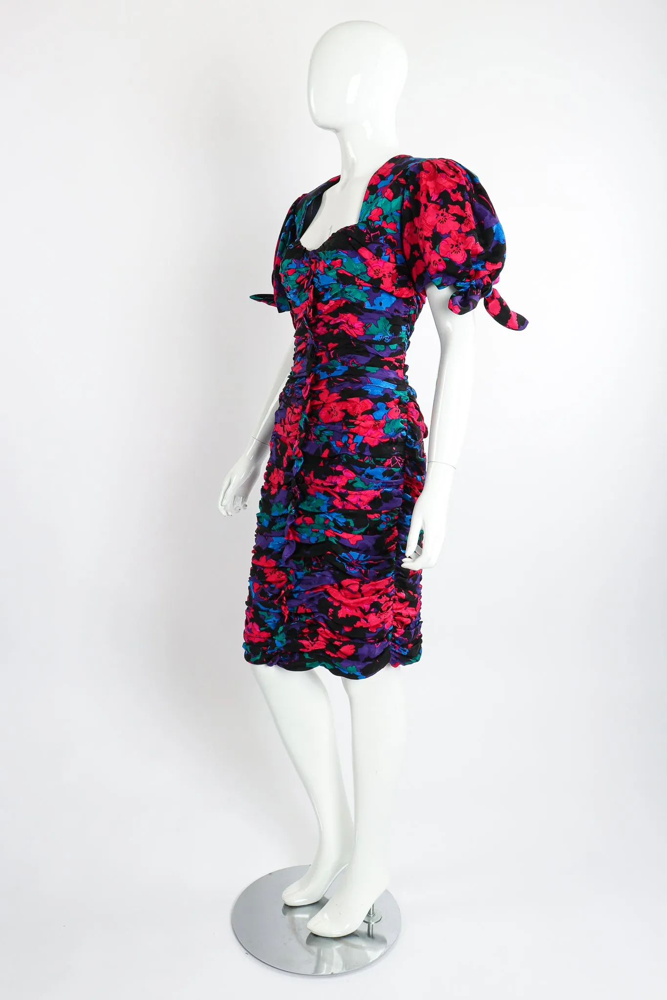 Puff Sleeve Cocktail Dress