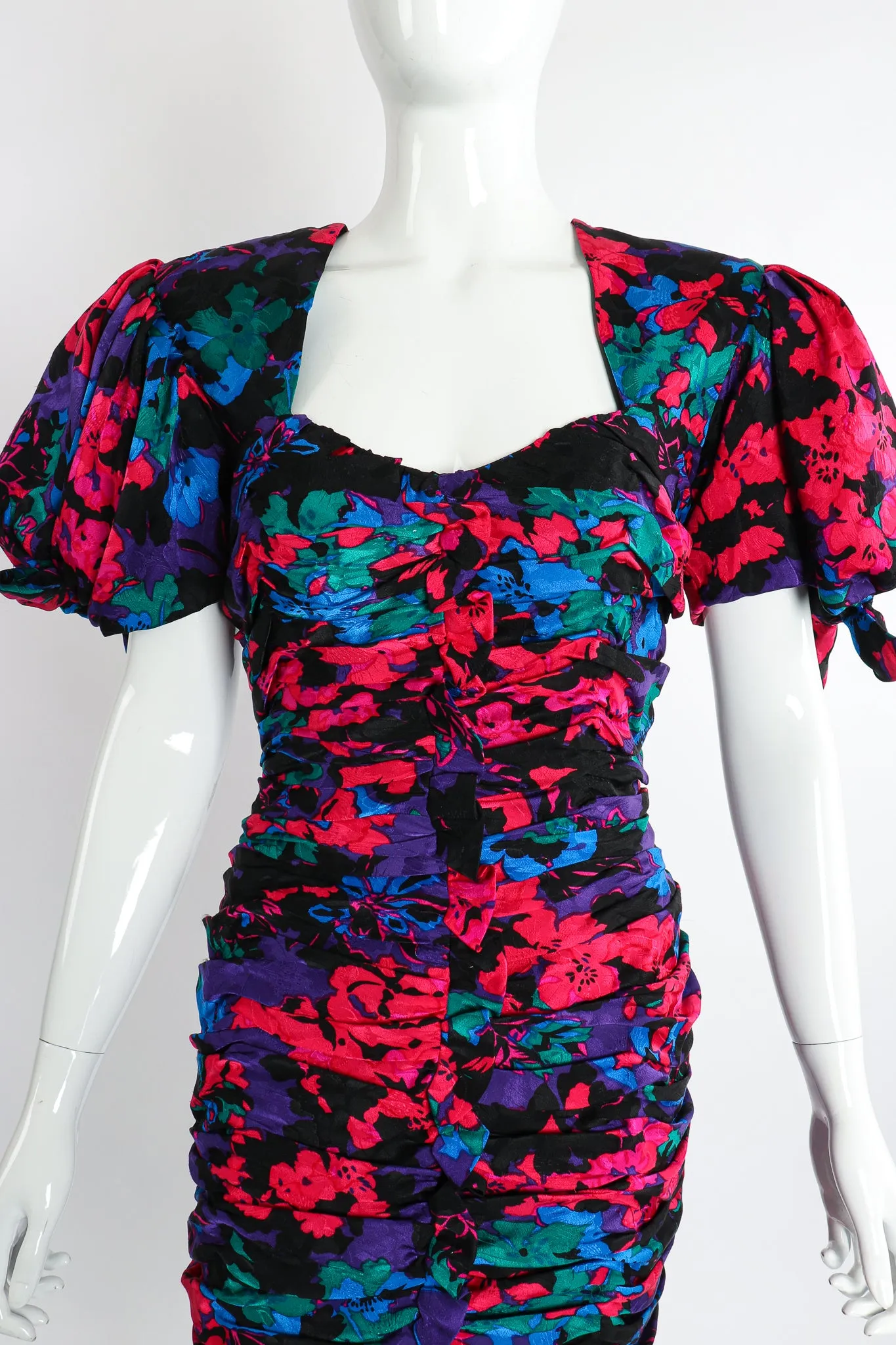 Puff Sleeve Cocktail Dress