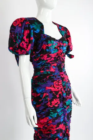 Puff Sleeve Cocktail Dress