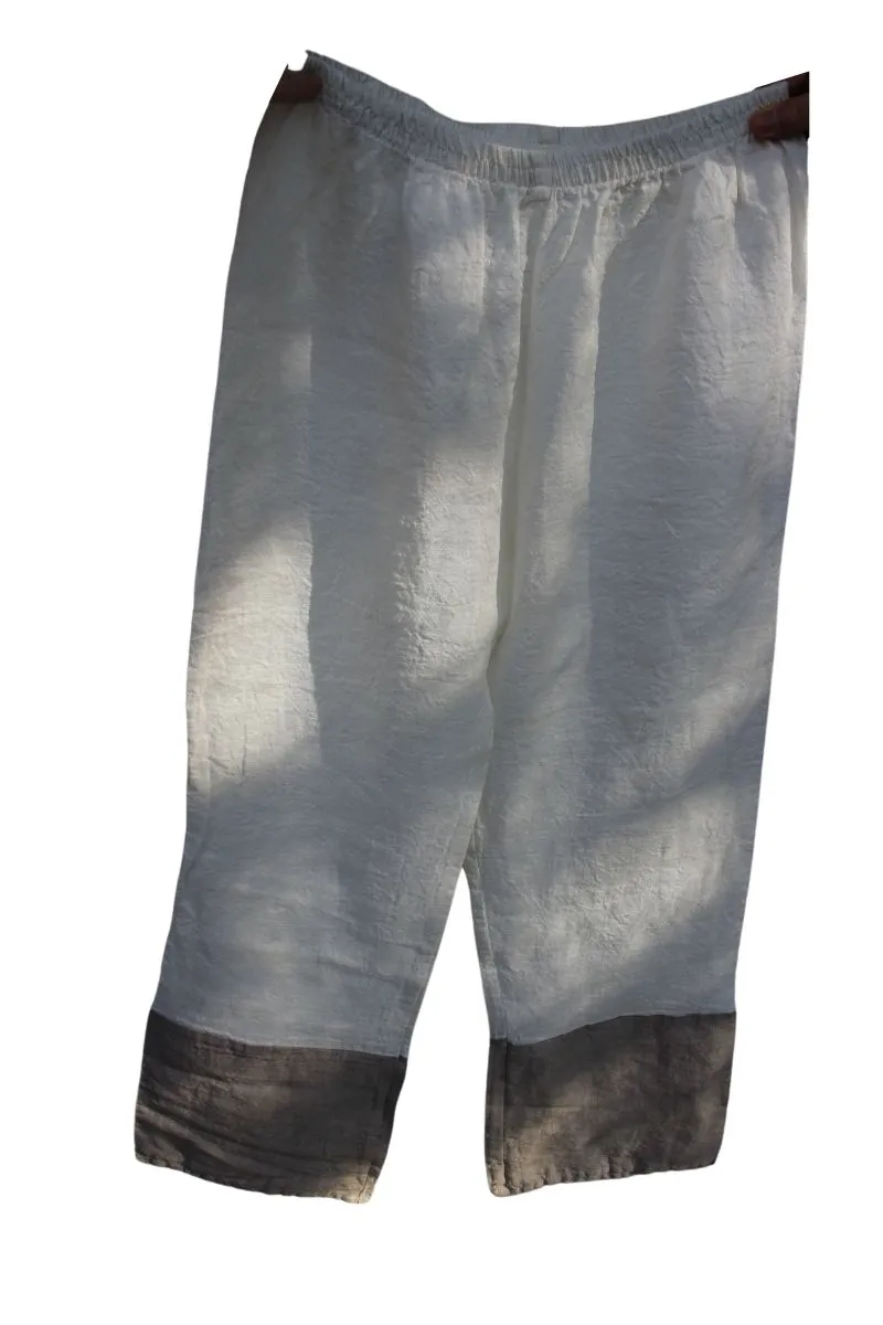 Pure Italian Linen Positano Bicolor Pants