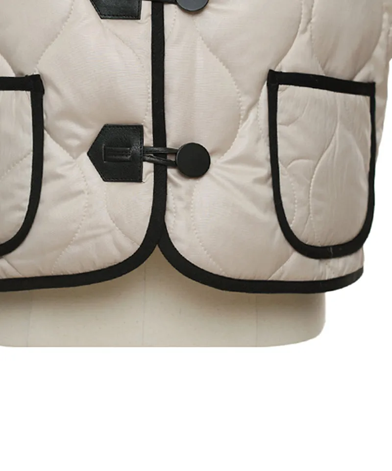 Q.C PLAY: 4oz Quilted Padded Rappa Pocket Short Sleeve Jacket - 3 Colors