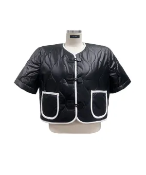 Q.C PLAY: 4oz Quilted Padded Rappa Pocket Short Sleeve Jacket - 3 Colors