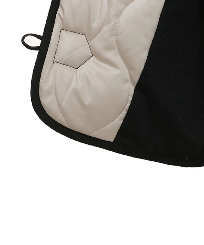 Q.C PLAY: 4oz Quilted Padded Rappa Pocket Short Sleeve Jacket - 3 Colors