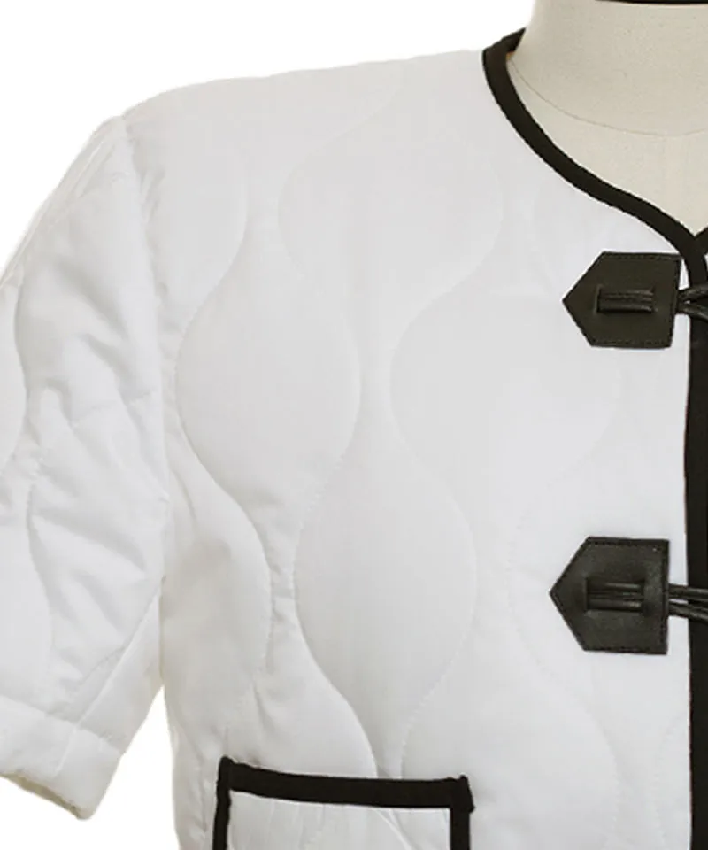Q.C PLAY: 4oz Quilted Padded Rappa Pocket Short Sleeve Jacket - 3 Colors