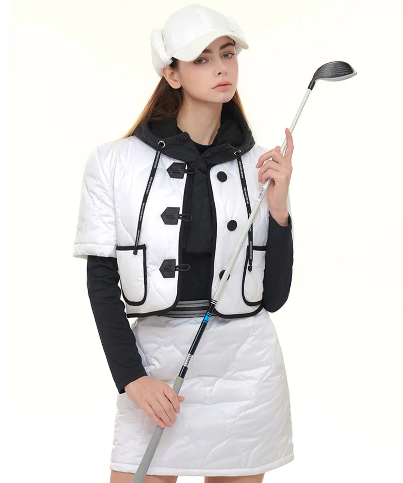 Q.C PLAY: 4oz Quilted Padded Rappa Pocket Short Sleeve Jacket - 3 Colors