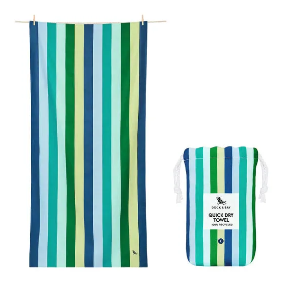 Quick Dry Towels L (Cool Lagoon)