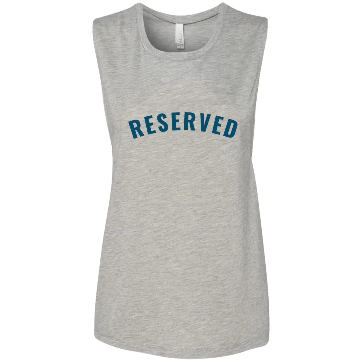 "Reserved" Ladies' Flowy Muscle Tank