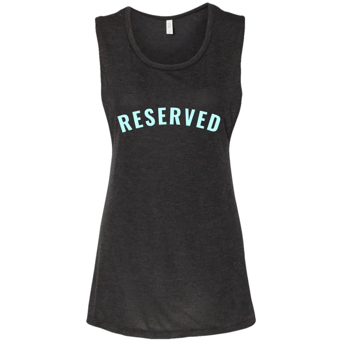 "Reserved" Ladies' Flowy Muscle Tank