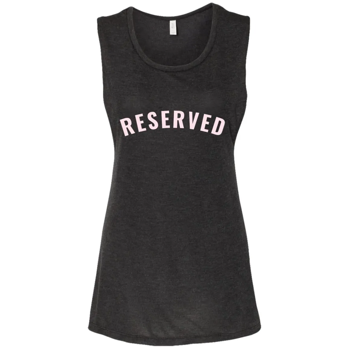 "Reserved" Ladies' Flowy Muscle Tank