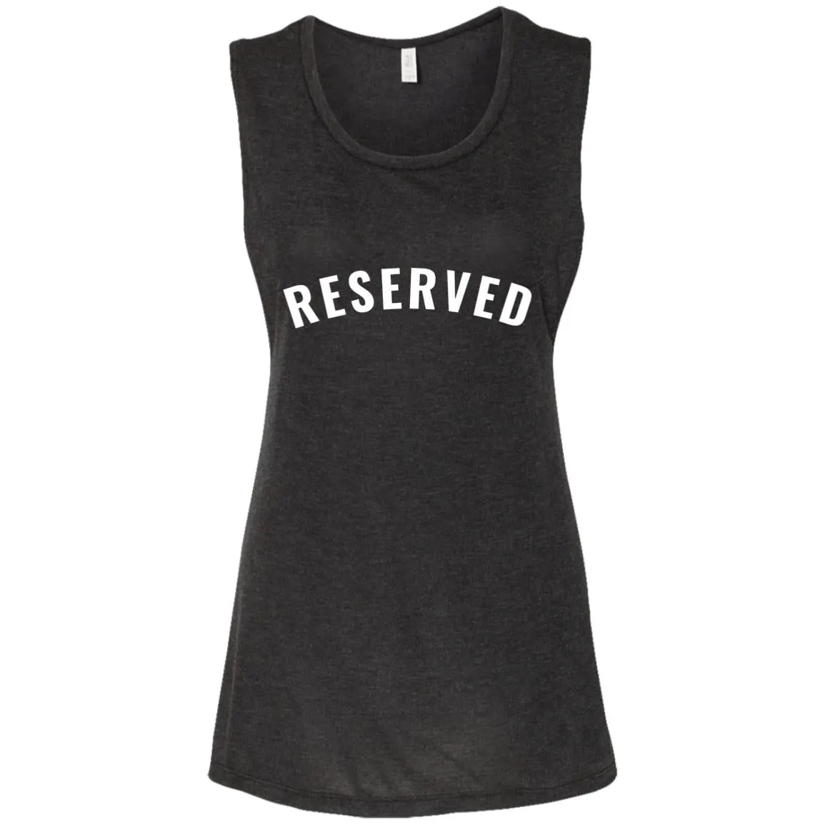 "Reserved" Ladies' Flowy Muscle Tank