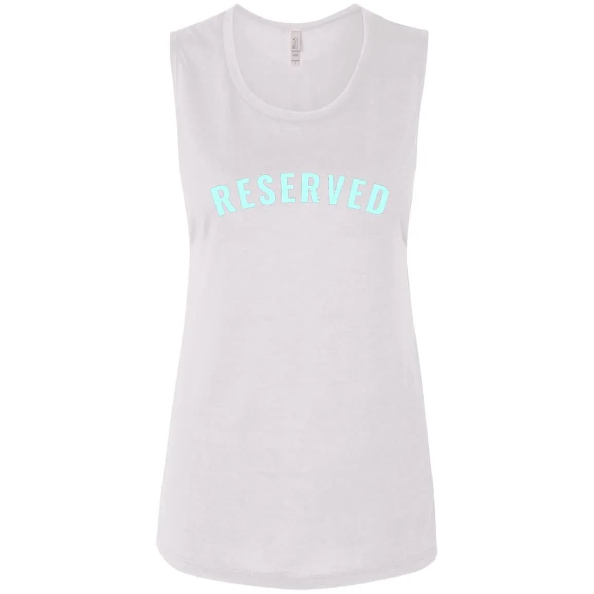 "Reserved" Ladies' Flowy Muscle Tank