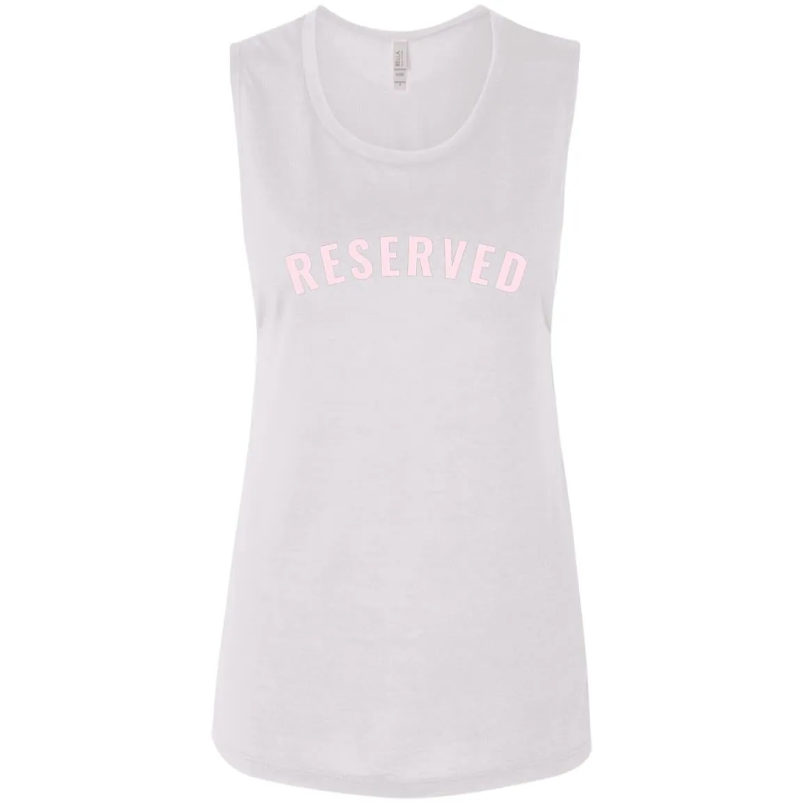 "Reserved" Ladies' Flowy Muscle Tank