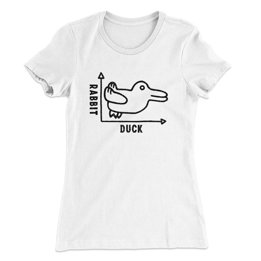 Rabbit Duck Graph Women's T-Shirt
