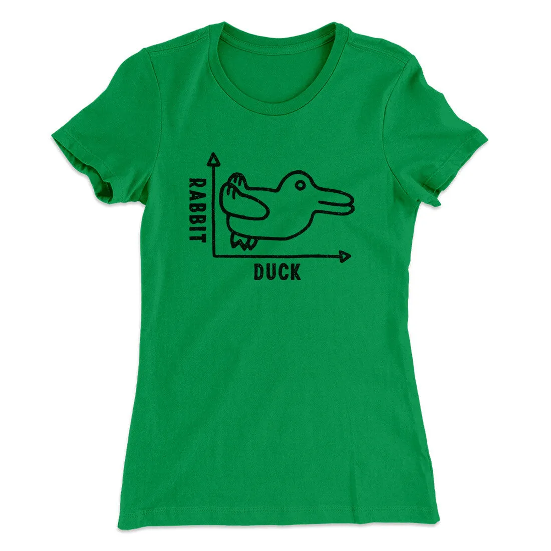 Rabbit Duck Graph Women's T-Shirt